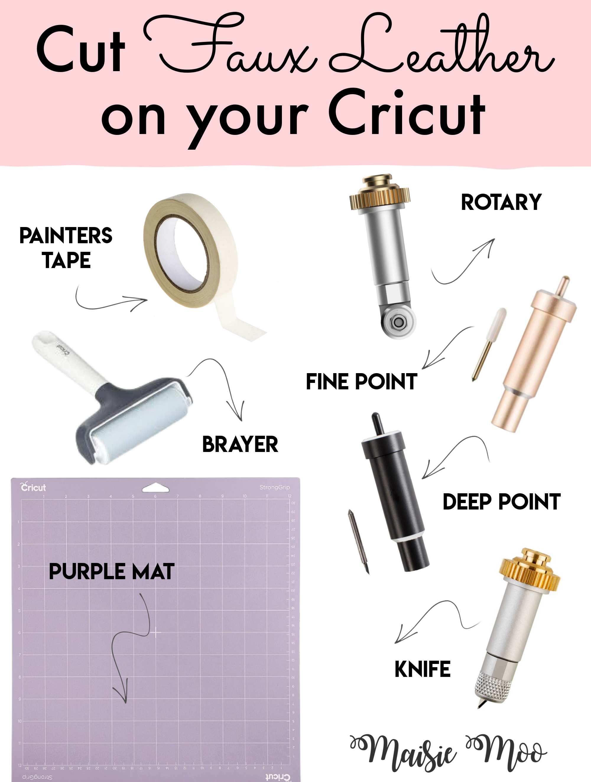 CRICUT FAUX LEATHER - Everything YOU Need To know! 