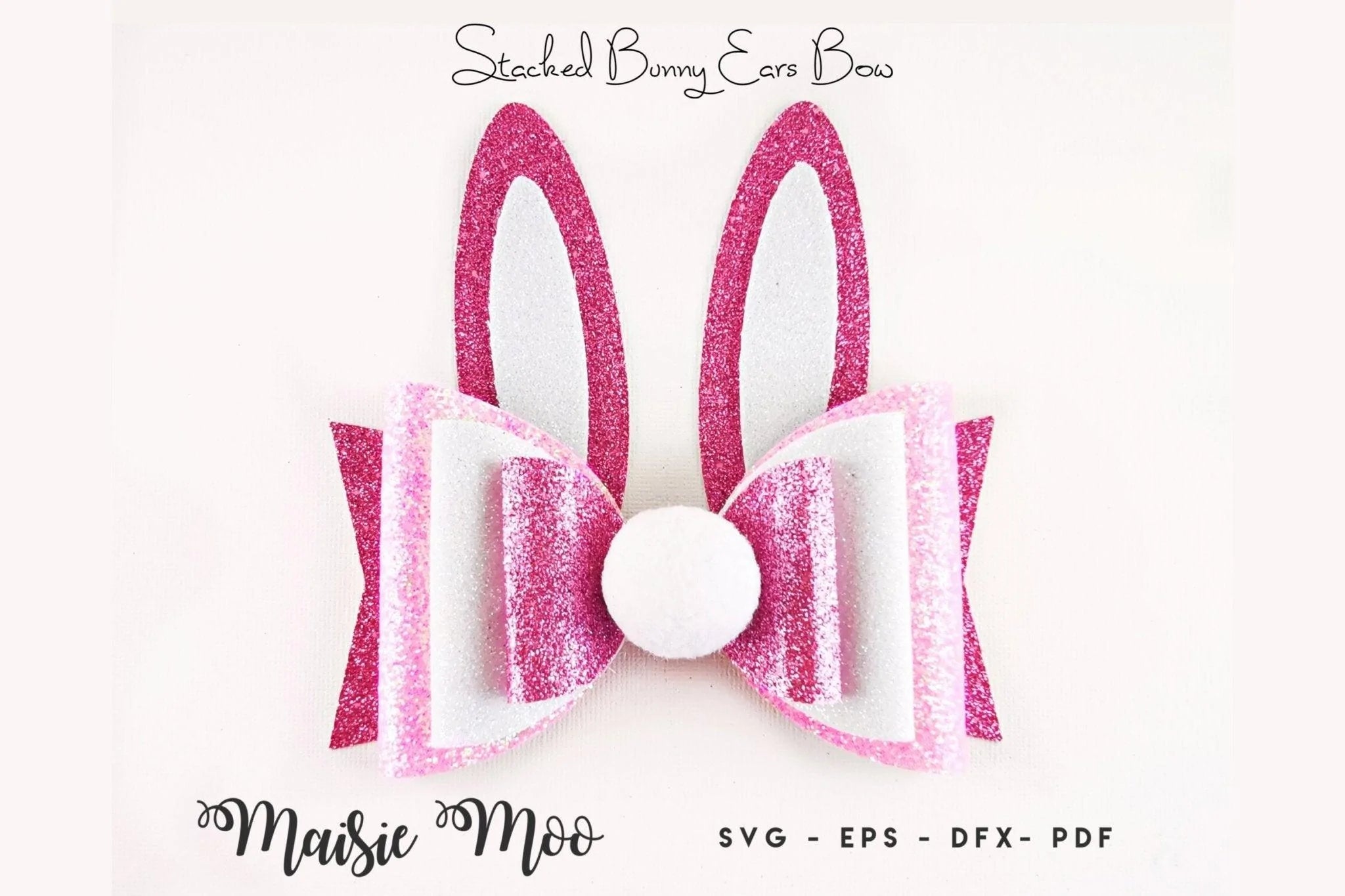 Combined Bow & Earring Card SVG – Maisie Moo
