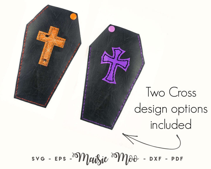 Gothic Reading Glasses Sleeve Faux Leather Crafts for Cricut and Silhouette by Maisie Moo Design