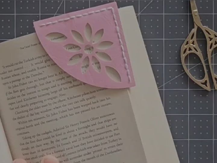 Fancy Corner Bookmarks SVG,  Page Keeper Template,Book Lover Gift, DIY Planner Book Mark Faux Leather Crafts