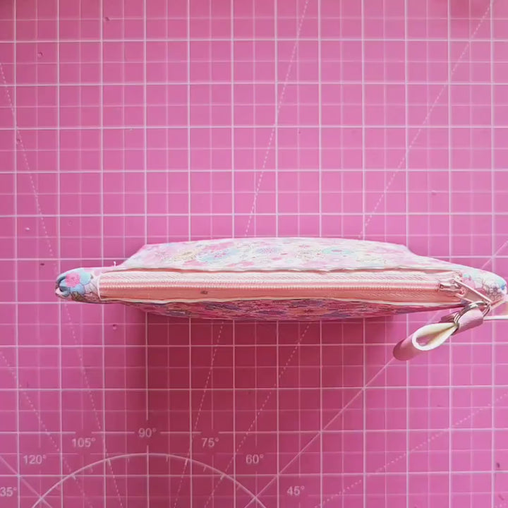 The Clara Zipper Pouch Faux Leather Crafts for Cricut and Silhouette by Maisie Moo Design