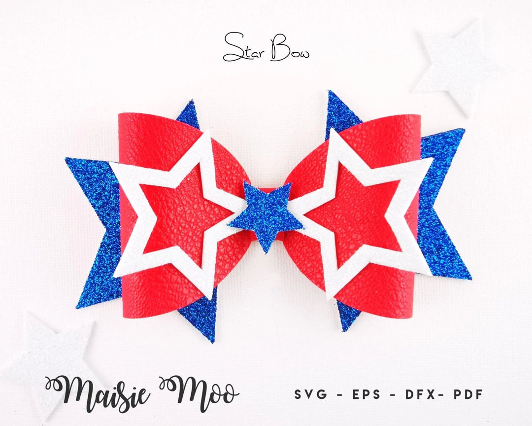 4th July Hair Bow Collection - Maisie Moo