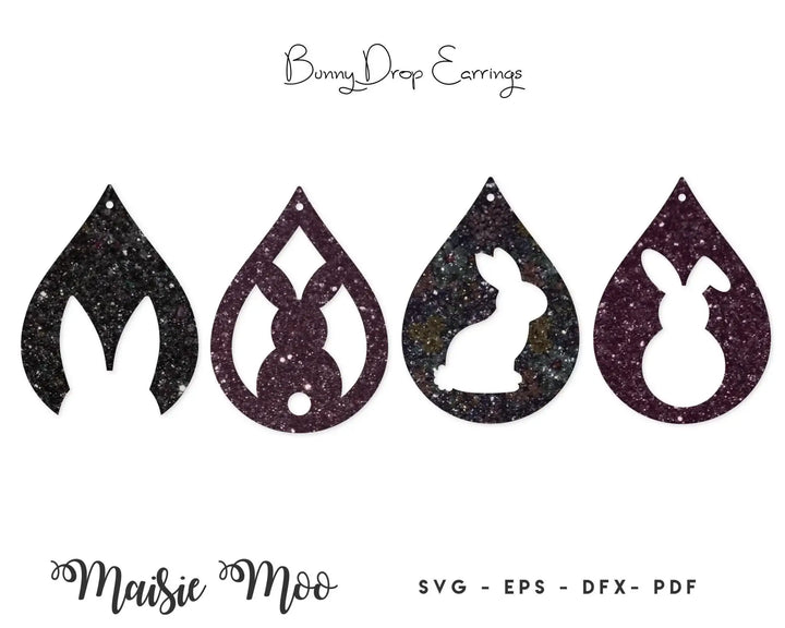 Easter Bunny Drop Earring Collection - Maisie Moo