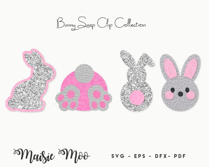 Easter Snap Clip - Bunny - Maisie Moo
