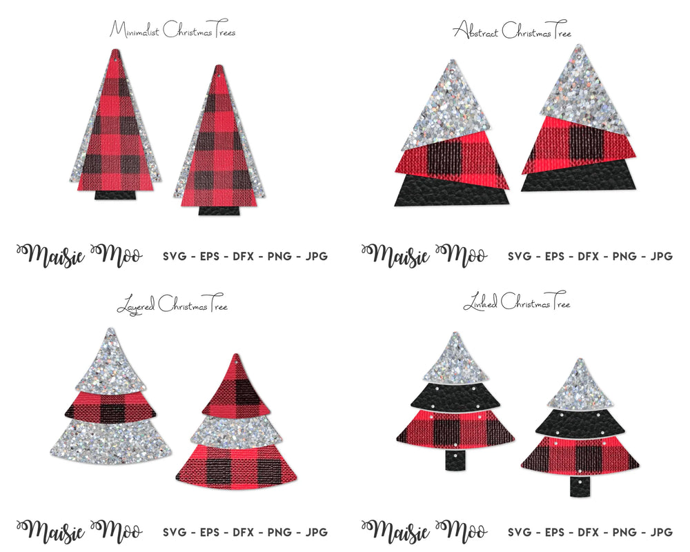 Christmas Tree Earrings Collection - Maisie Moo