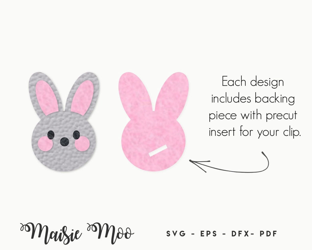 Easter Snap Clip - Bunny - Maisie Moo