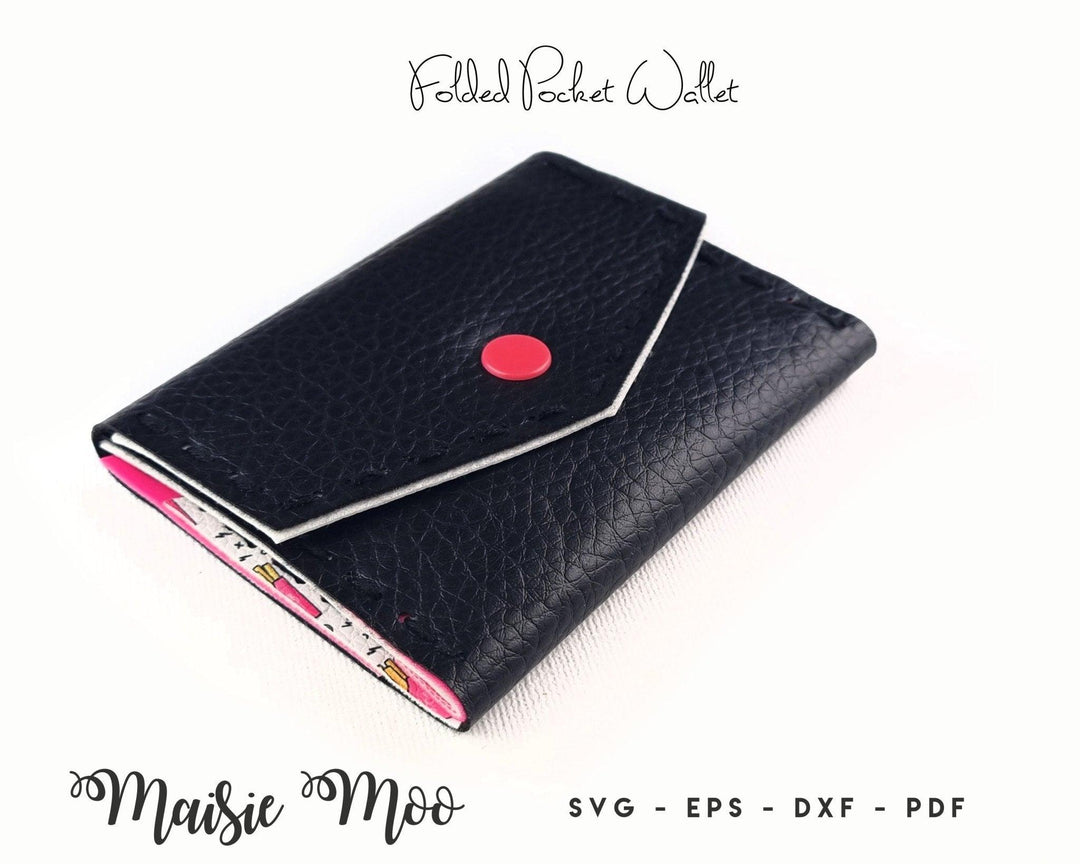 Easy Stitch Folded Pocket Wallet - Maisie Moo