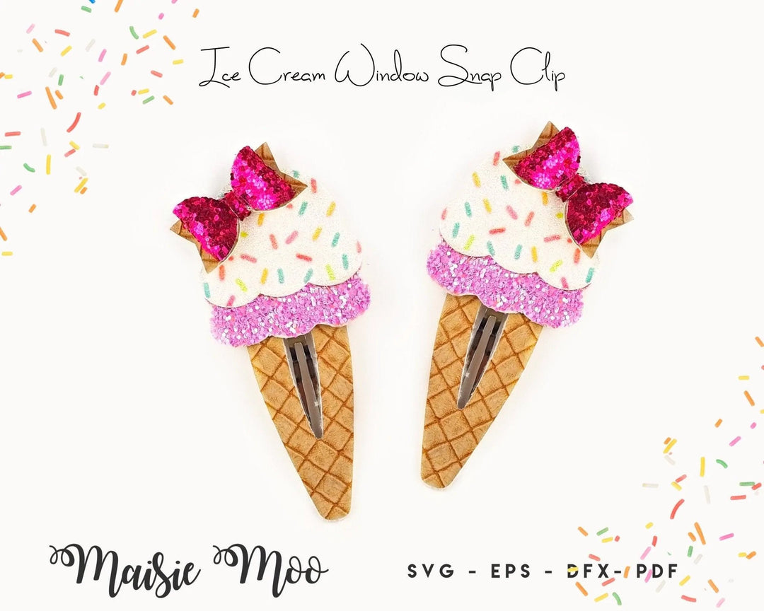 Ice Cream Snap Clip - Maisie Moo