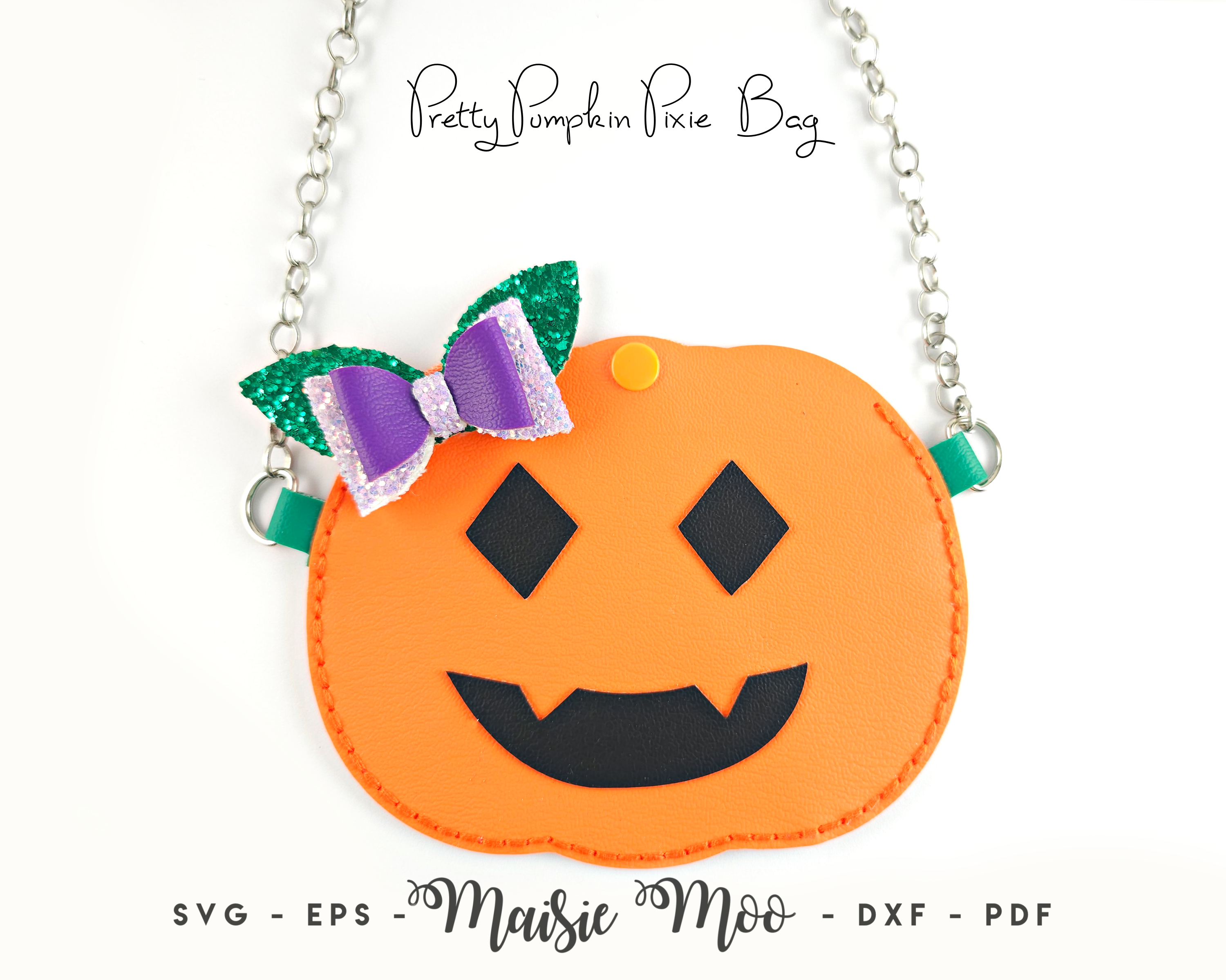 Halloween Cricut Crafting - The Pretty Pumpkin Pixie Bag