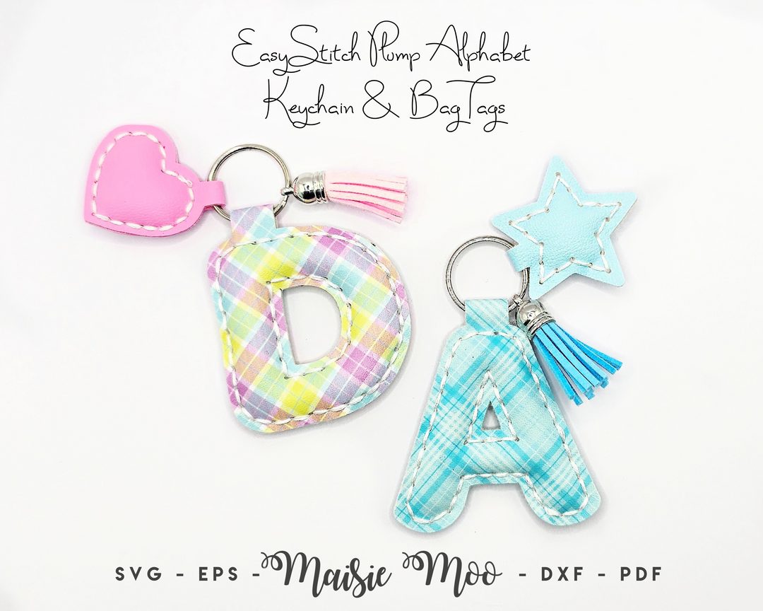 Personalized Initial Keychain or Bag Charm – A Stylish DIY Project!