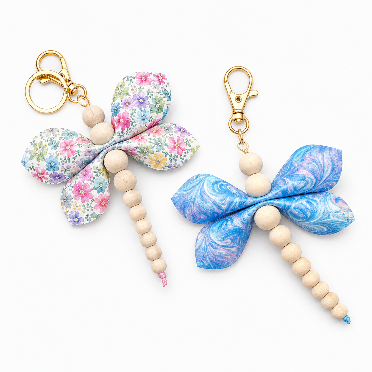FREE SVG - Dragonfly Keychain Charm by Maisie Moo Design