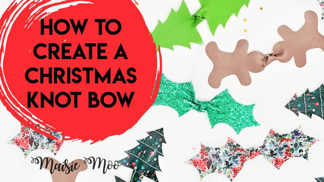 FREE Christmas Top Knot Bow - Maisie Moo