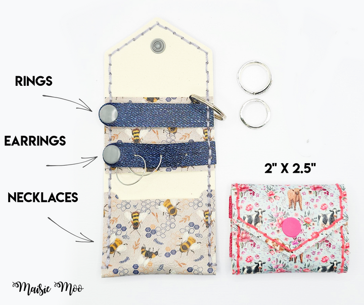 Mini Travel Jewelry Pouch - FREE SVG!!