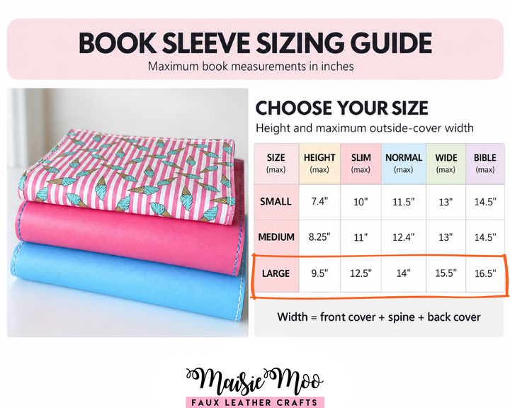 Large Book Cover SVG – Faux Leather & Bible Sleeve