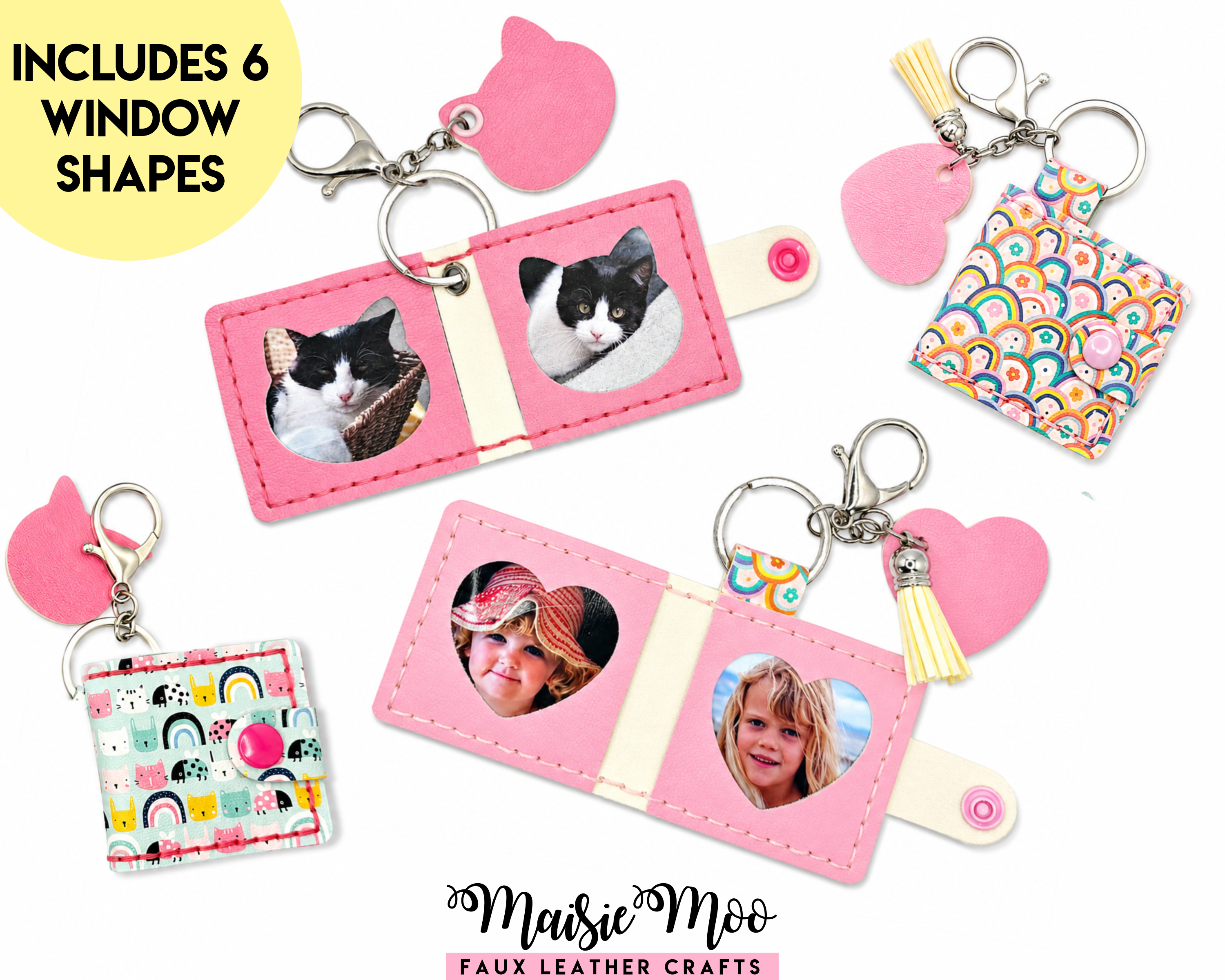 Mini Photo Album Keychain SVG