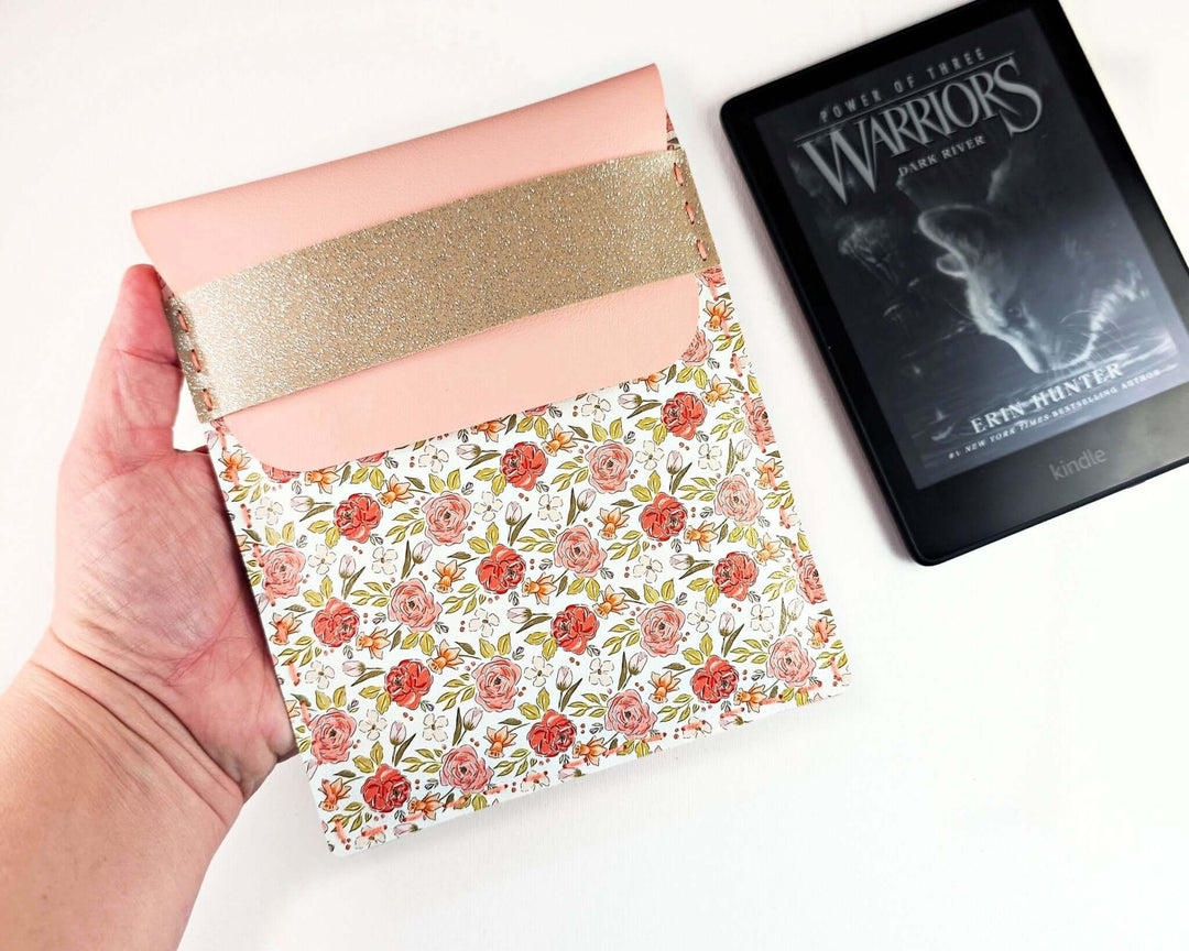 Kindle Sleeve Faux Leather Crafts for Cricut and Silhouette by Maisie Moo Design