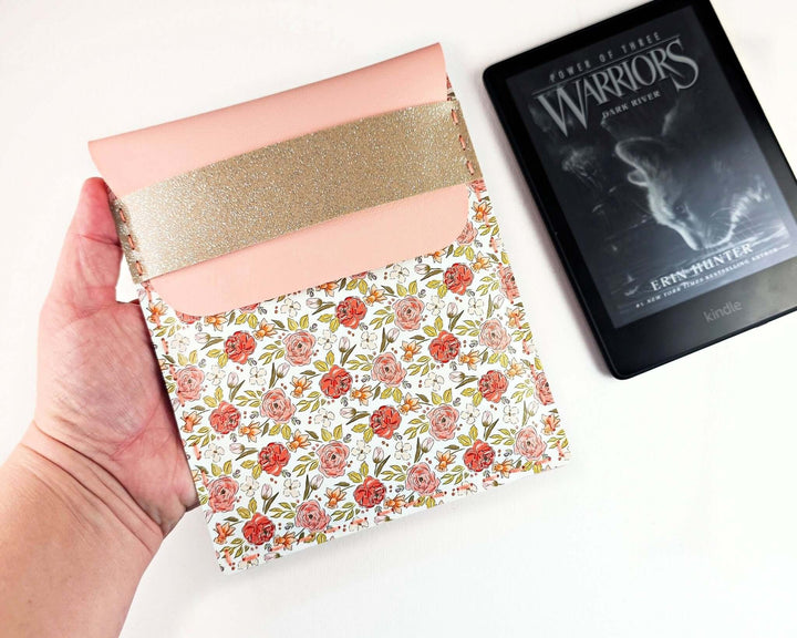 Kindle Sleeve Faux Leather Crafts for Cricut and Silhouette by Maisie Moo Design