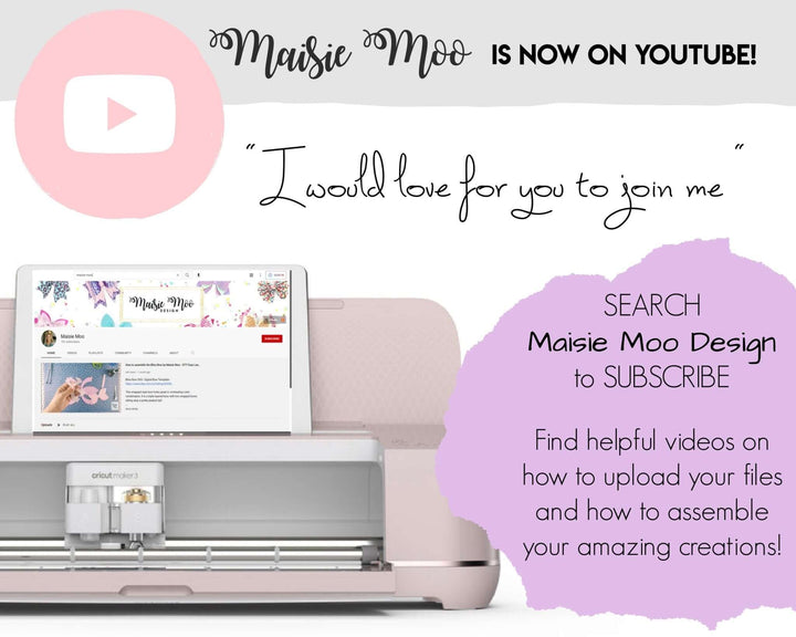 Nail File Cover & Sleeve Faux Leather Crafts for Cricut and Silhouette by Maisie Moo Design