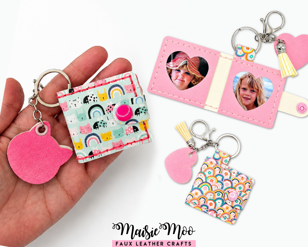 Mini Photo Album Keychain SVG