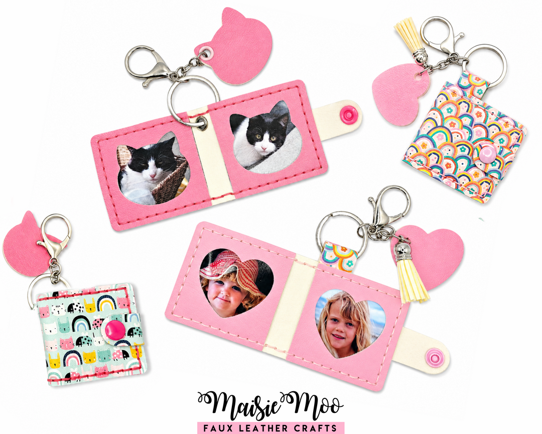 Mini Photo Album Keychain SVG