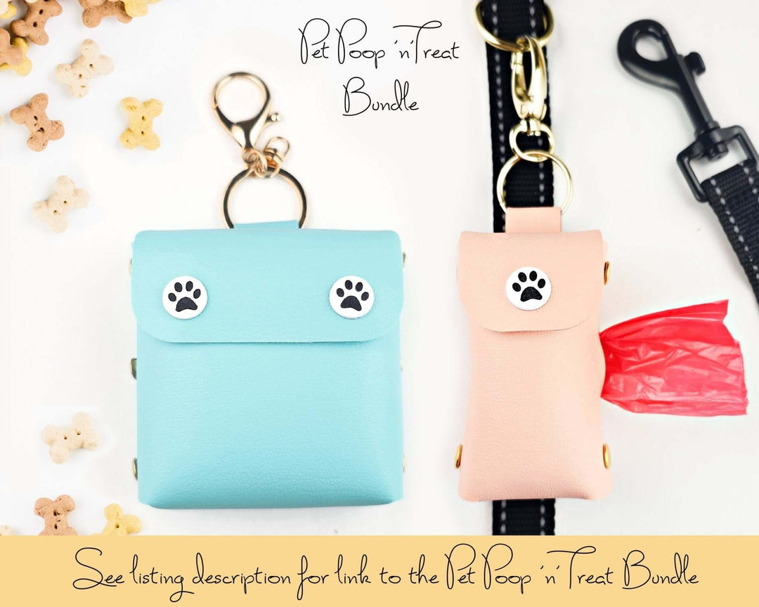 Pet Treat Bag Faux Leather Crafts for Cricut and Silhouette by Maisie Moo Design