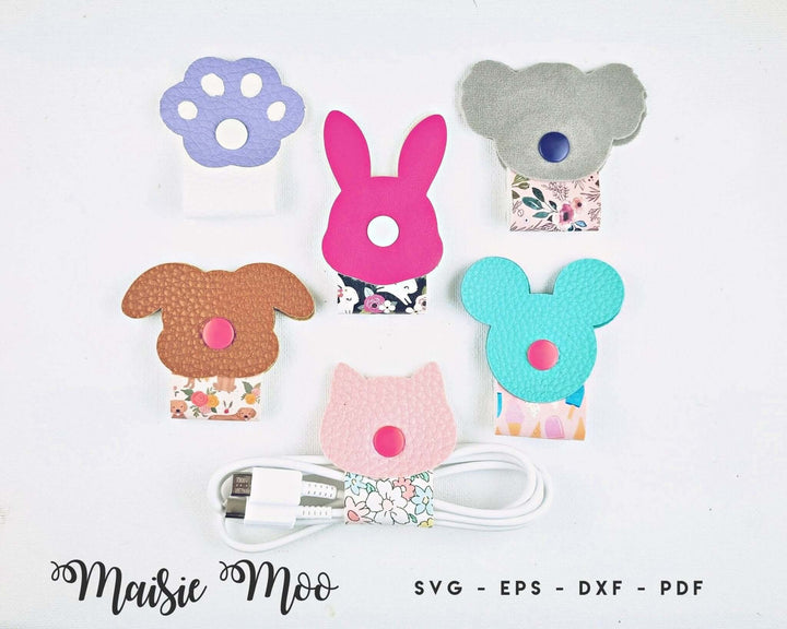 Critter Cord Tidy Collection - Maisie Moo