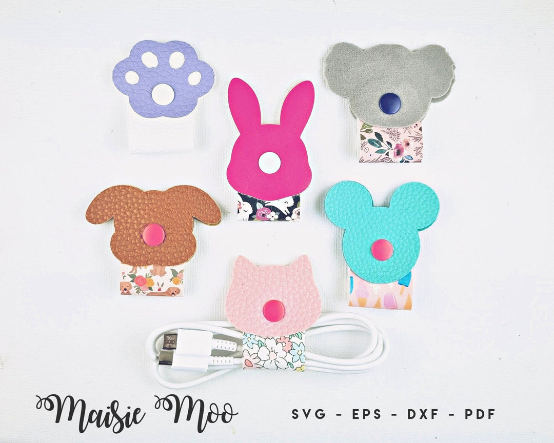 Critter Cord Tidy Collection - Maisie Moo