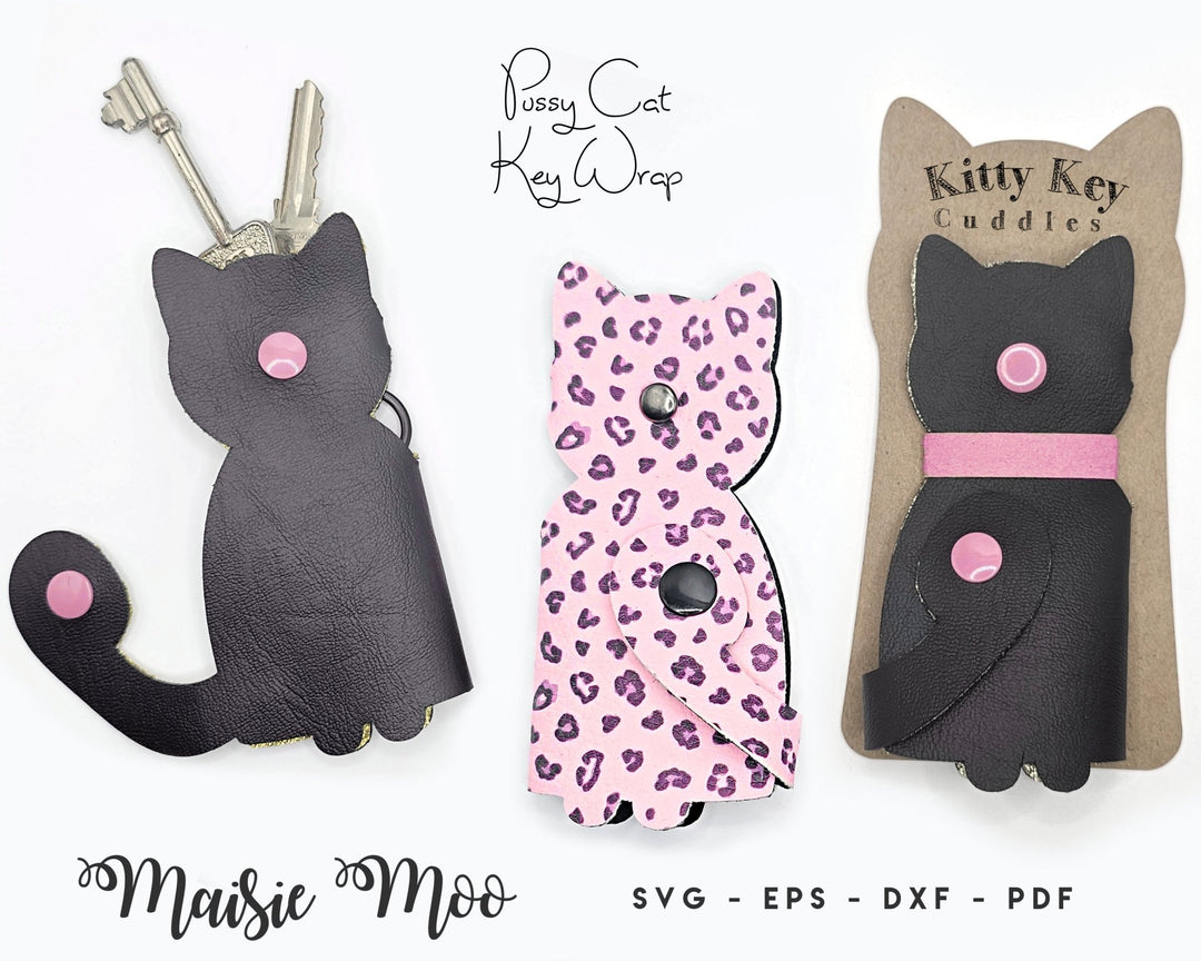 Pussy Cat Key Wrap - Maisie Moo