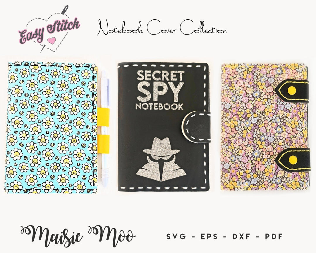 Note Book Cover Collection - Easy Stitch - Maisie Moo