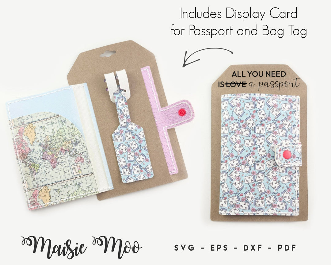 'The Paris' EasyStitch Passport Cover - Maisie Moo