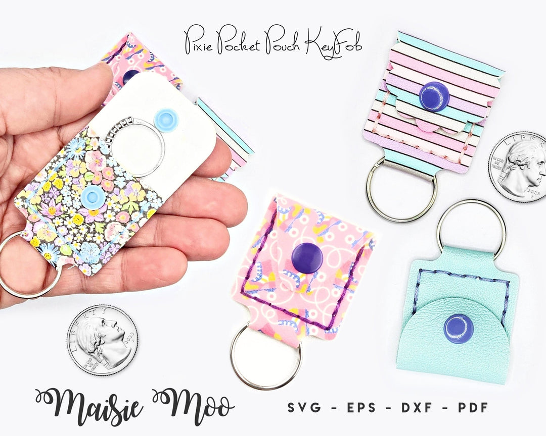 Pixie Pocket Pouch - Ring Holder Key Fob - Maisie Moo