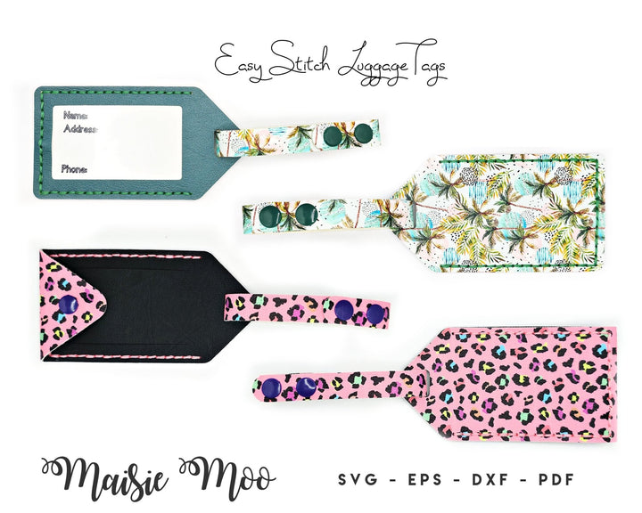 Easy Stitch Luggage Tag Collection - Maisie Moo