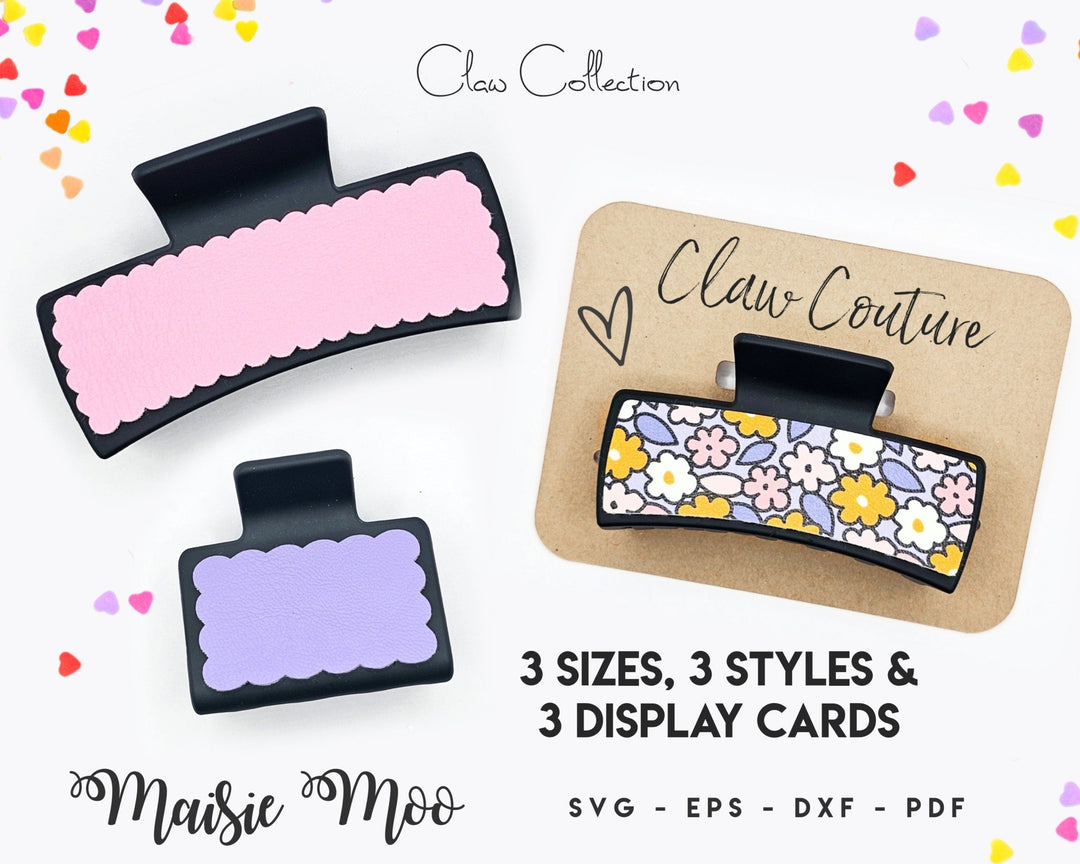 Claw Clip Collection including Display Cards - Maisie Moo