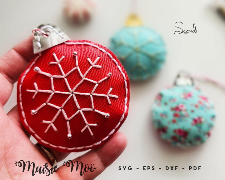 Christmas Snowflake Ornament Collection - Maisie Moo