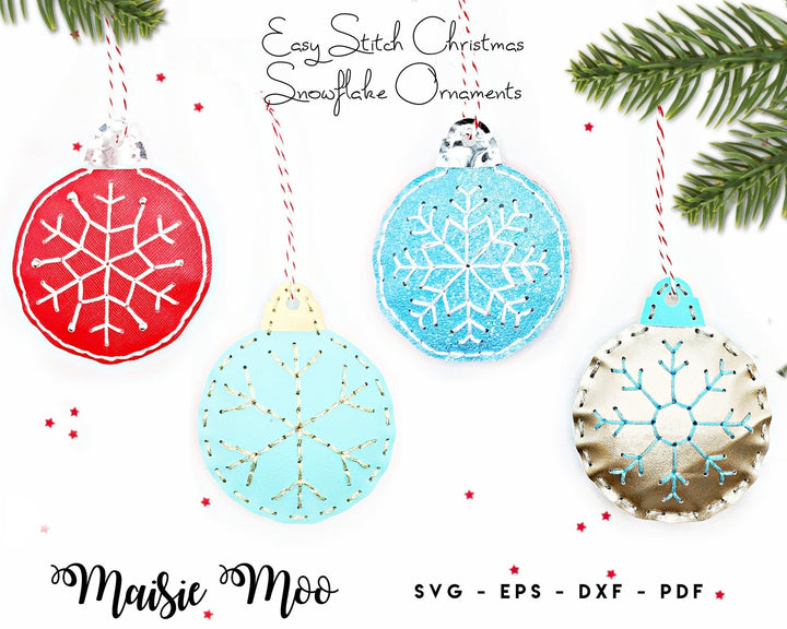 Christmas Snowflake Ornament Collection - Maisie Moo