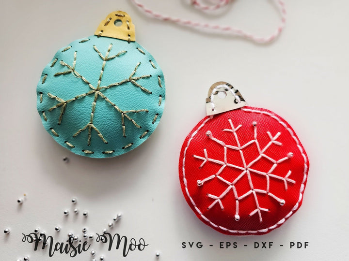 Christmas Snowflake Ornament Collection - Maisie Moo