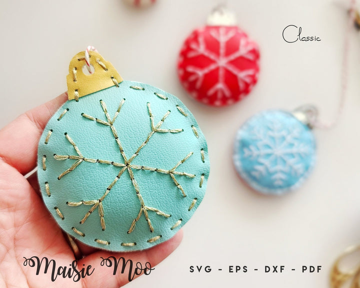 Christmas Snowflake Ornament Collection - Maisie Moo