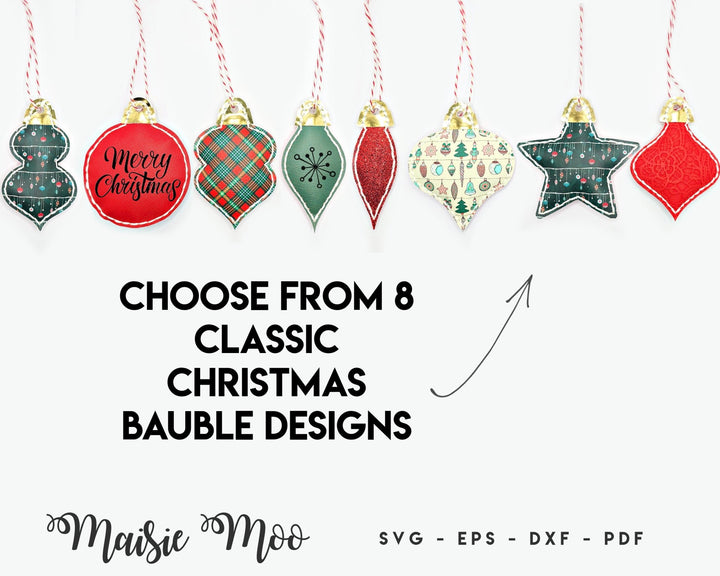 Christmas Bauble Ornament Collection - Maisie Moo