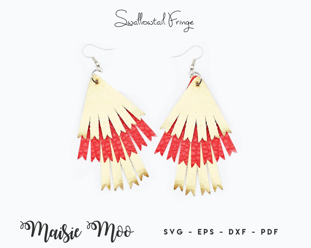 Christmas Tree Fringe Earring - Maisie Moo