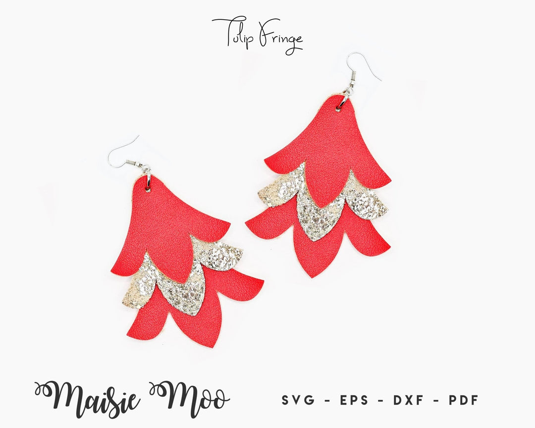 Christmas Tree Fringe Earring - Maisie Moo