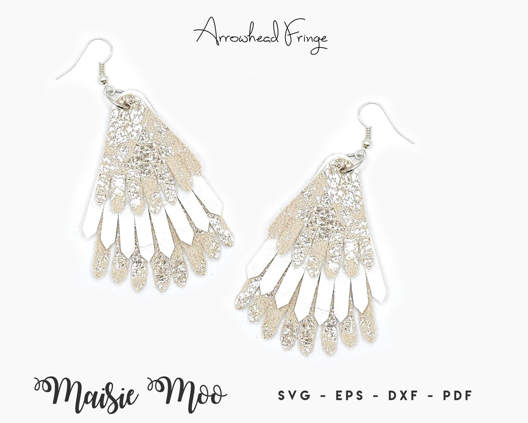 Christmas Tree Fringe Earring - Maisie Moo