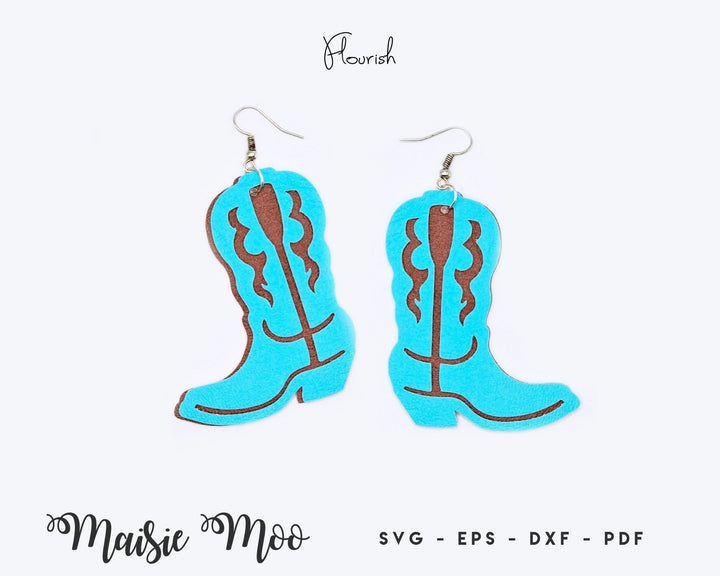 Cowgirl Boot Earring Collection - Maisie Moo