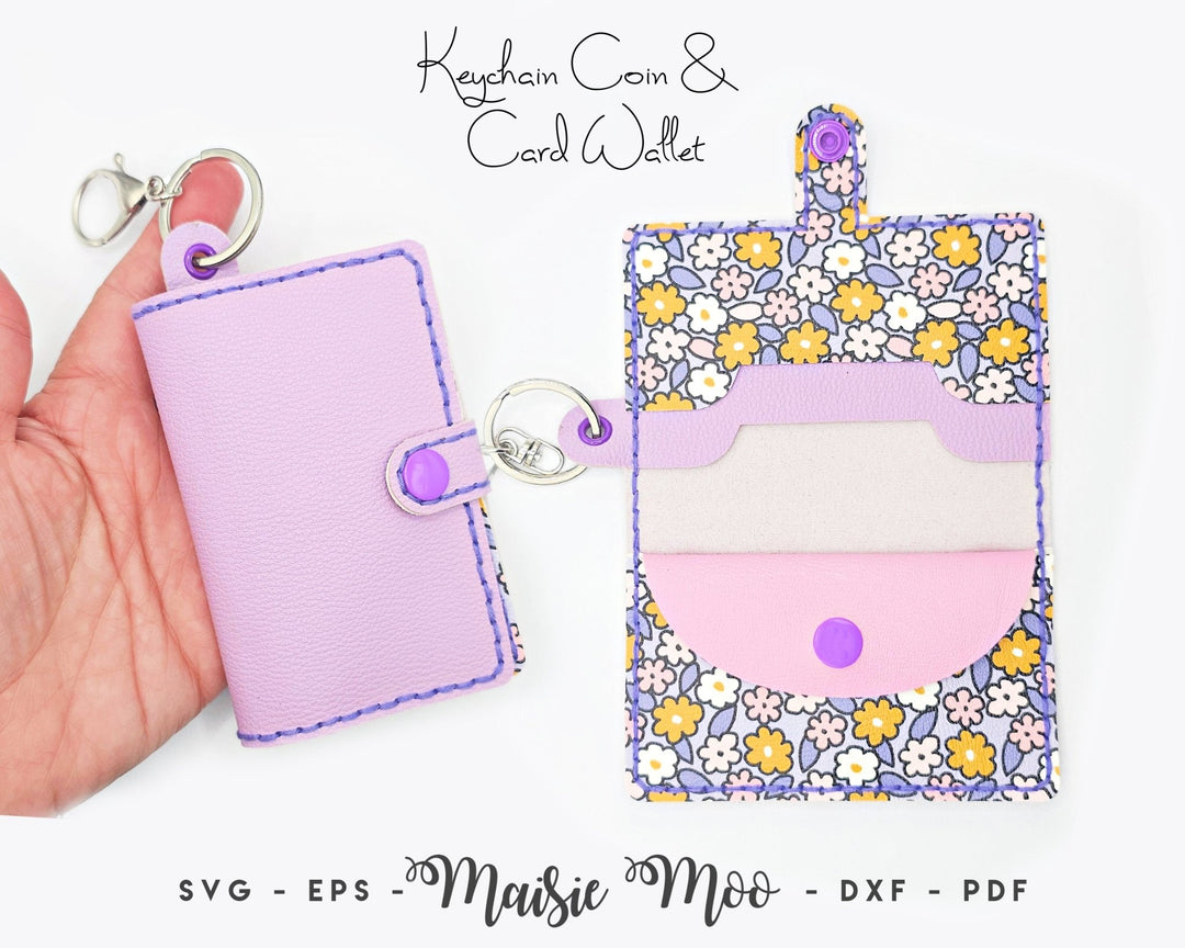 EasyStitch Keychain Coin & Card Wallet - Maisie Moo