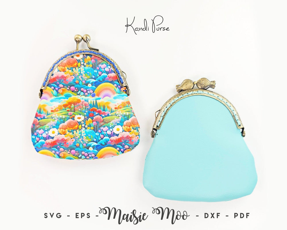 Kandi Purse - Round Kiss Clasp - Maisie Moo