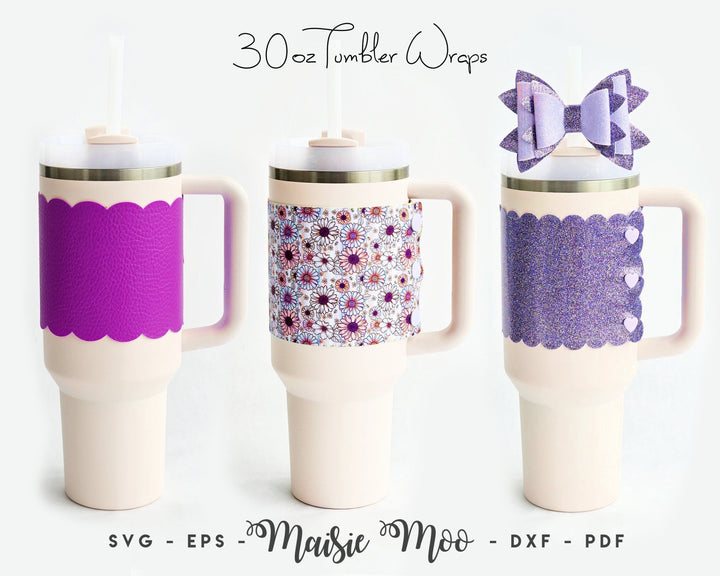 30oz Tumbler Wrap - Maisie Moo