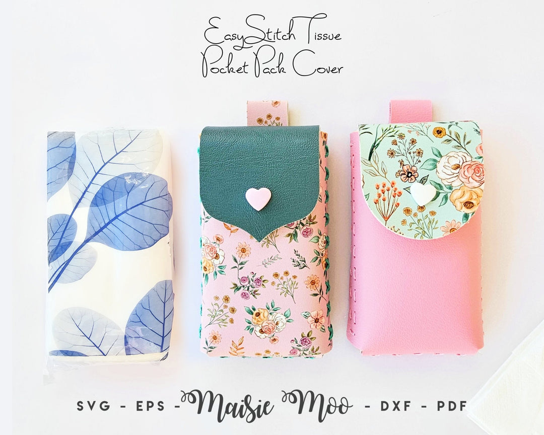 EasyStitch Purse Tissue Cover - Maisie Moo