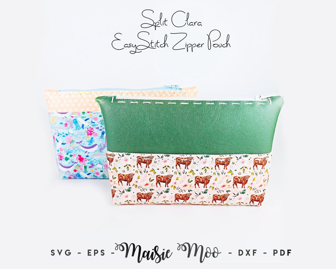 Split Clara | Zipper Pouch - Maisie Moo