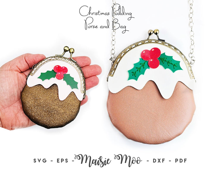 Christmas Pudding Purse & Bag - Maisie Moo