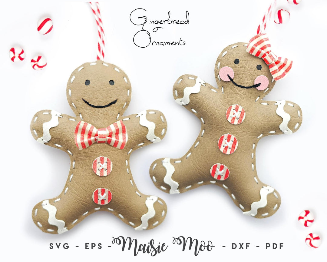 Gingerbread Ornament - Maisie Moo