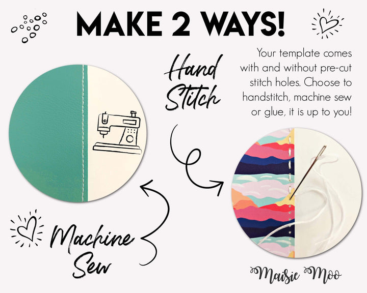 The Journal Buddy Faux Leather Crafts for Cricut & Silhouette by Maisie Moo